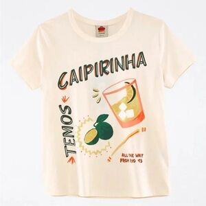 FARM Rio Cream Caipirinha Lemon Tee